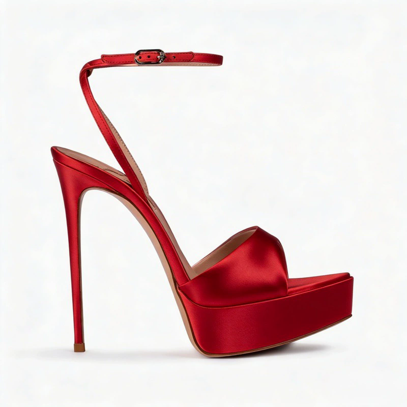 Summer Holiday Clothing Women - Sandal platform tahan air pita sutra