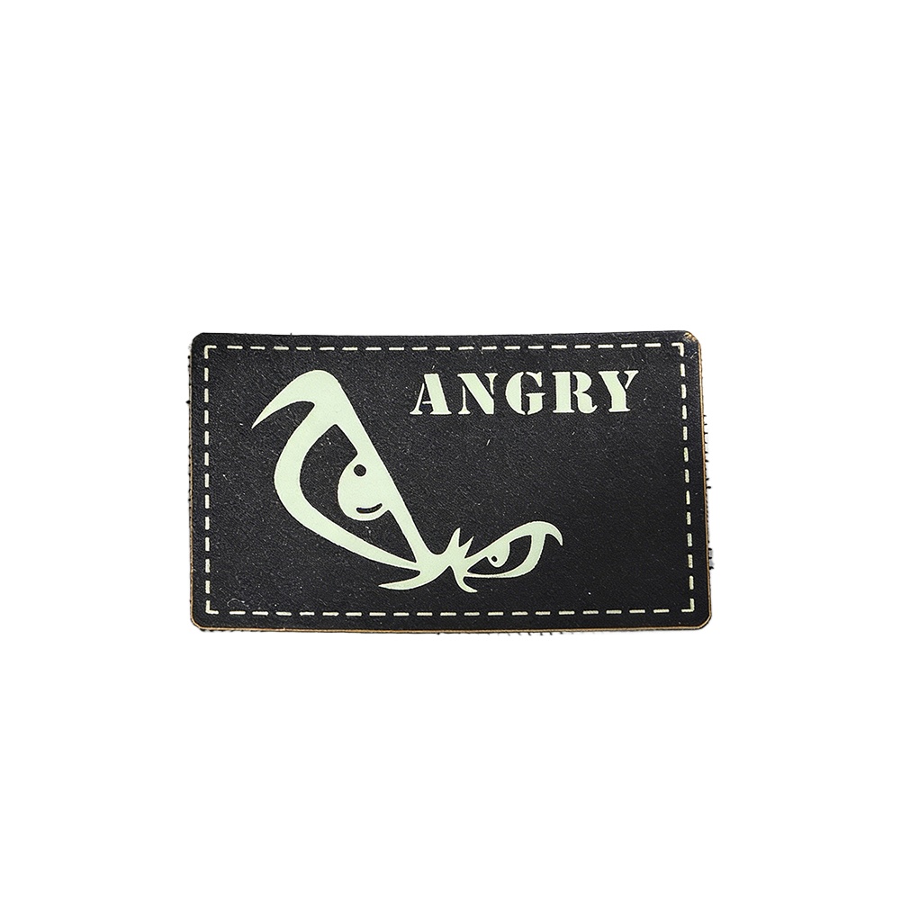 Summer Nights Clothing - ANGRY Patch PVC Bercahaya Dalam Gelap