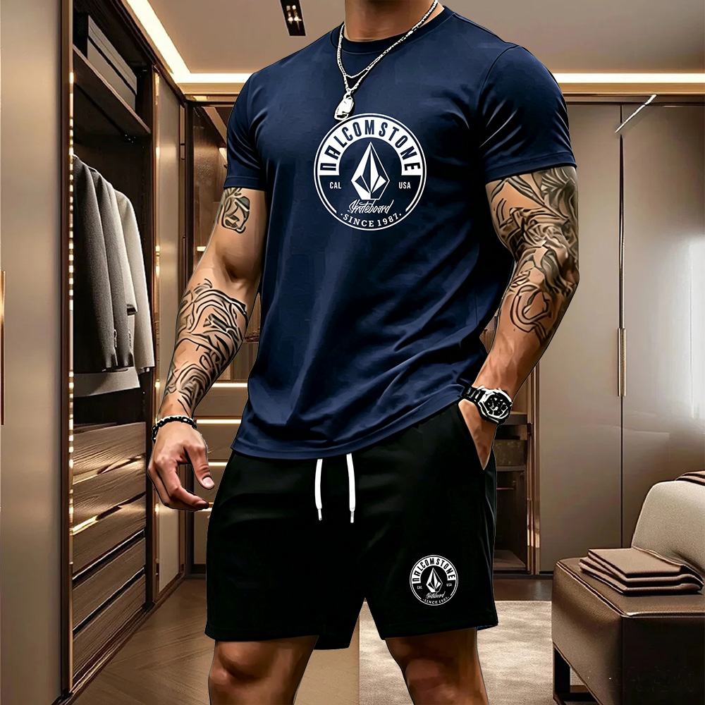 Summer Clothing Outfits - Pakaian Olahraga Kasual Pria Set 2