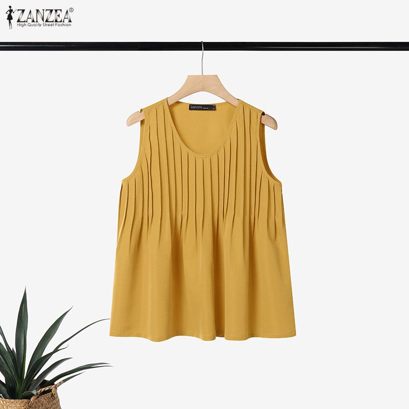 Summer Clothing Holiday - ZANZEA Tank Top Wanita Ukuran Besar