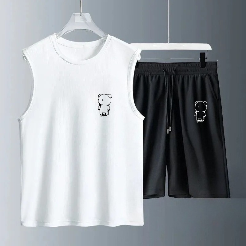 Summer Youth Clothing - Set Tank Top Pria Musim Panas