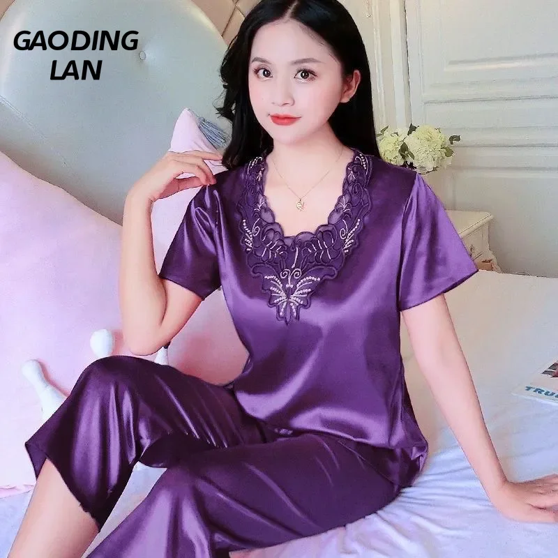 Summer House Clothing - Musim Panas Wanita Lengan Pendek Kerah
