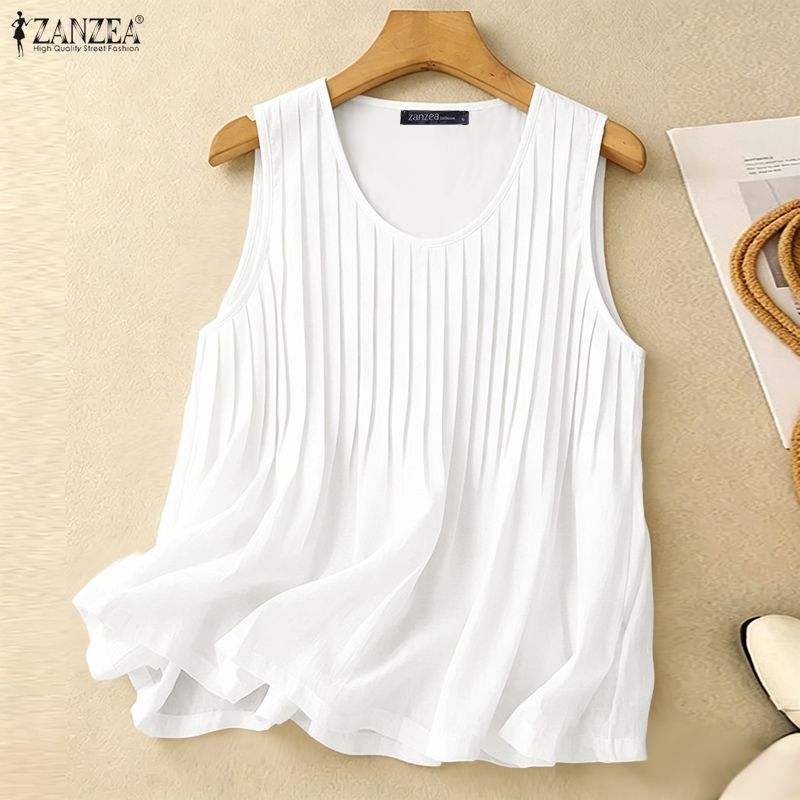 Summer Clothing Holiday - ZANZEA Tank Top Wanita Musim Panas