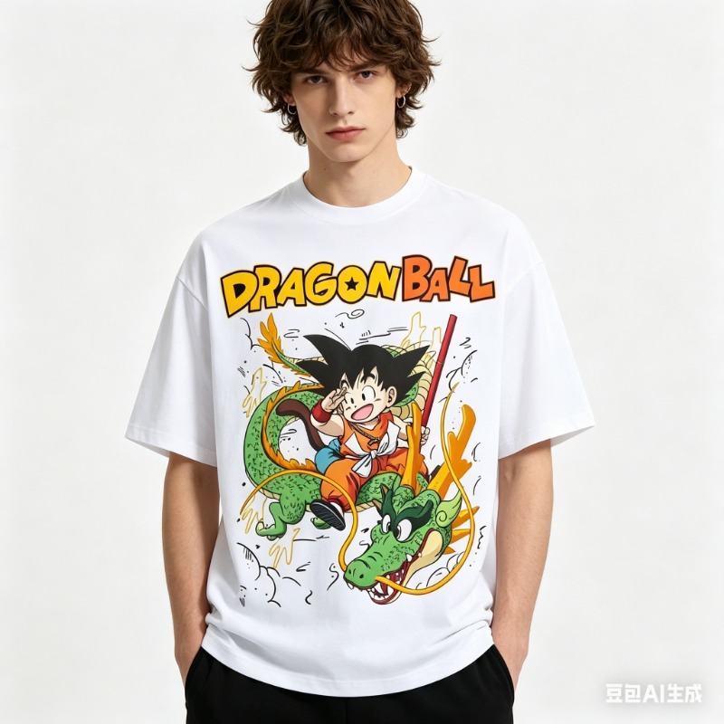 Summer Clothing Good Quality - Kaos Oblong Dragon Ball Musim Panas