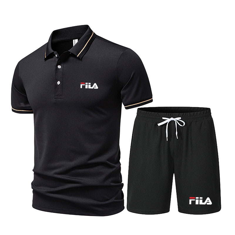 Summer Clothing Outfits - Setelan Olahraga Pria 2 Potong yang