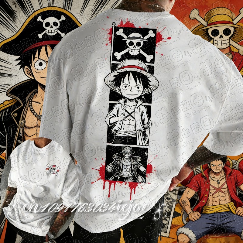 Summer Clothing Good Quality - Kaos Katun Pria One Piece 2026