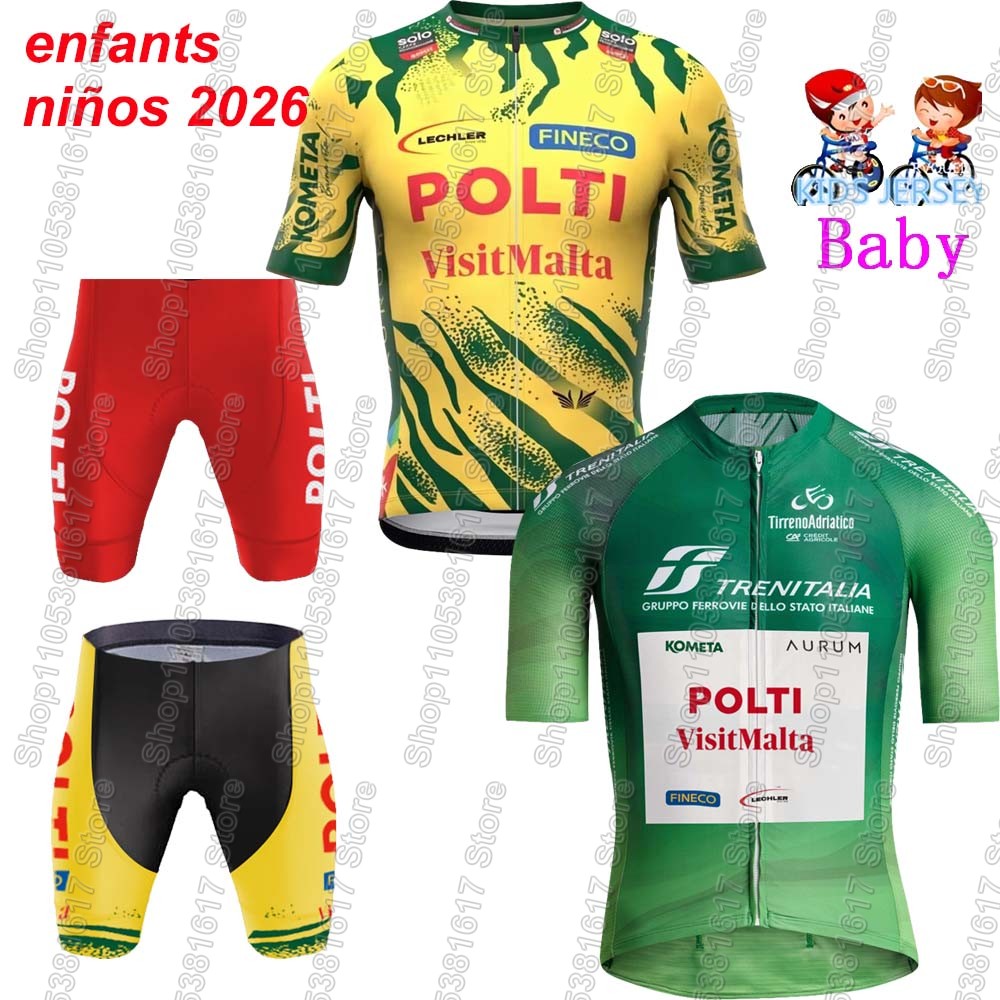 Jersey Bersepeda Tim Polti Vis - Summer Clothing Kids Sale ulasan dan harga