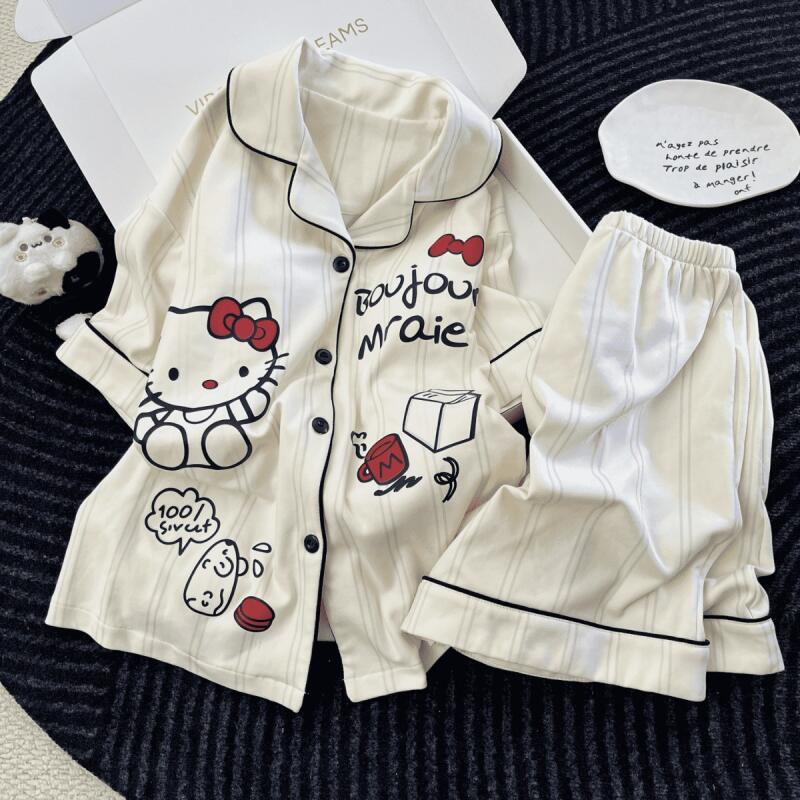 Piyama Celana Pendek Lengan Pe - Summer House Clothing ulasan dan harga