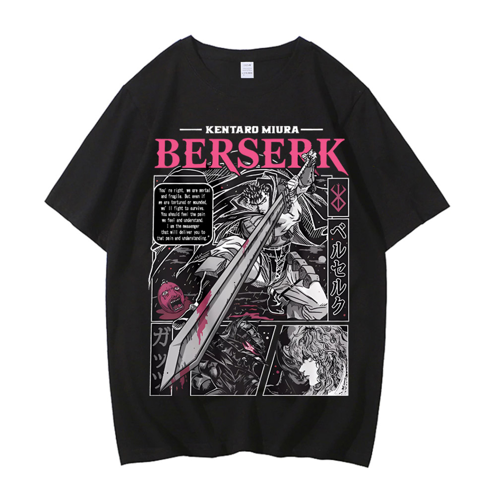 Kaos Anime Berserk Musim Panas - Quality Summer Clothing For Women ulasan dan harga
