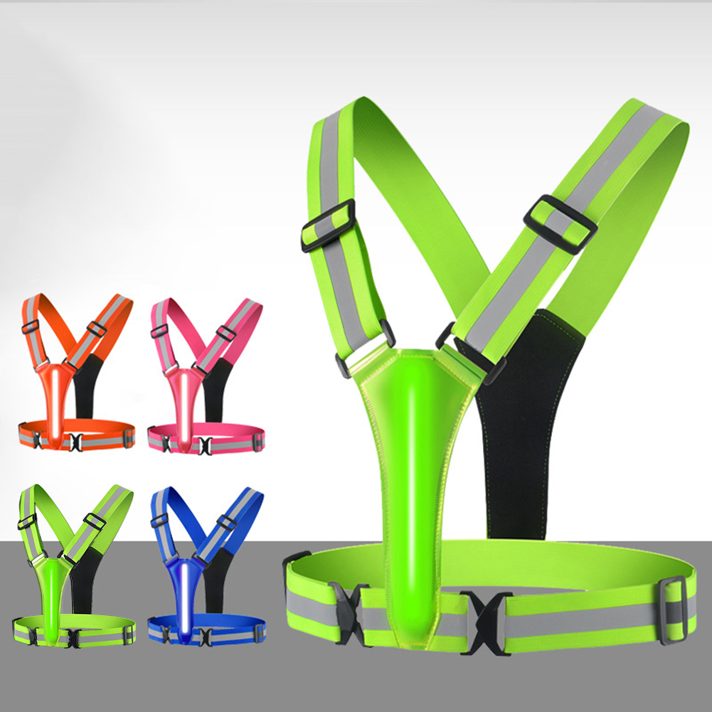 Rompi lari LED USB, dapat diis - Summer Nights Clothing ulasan dan harga