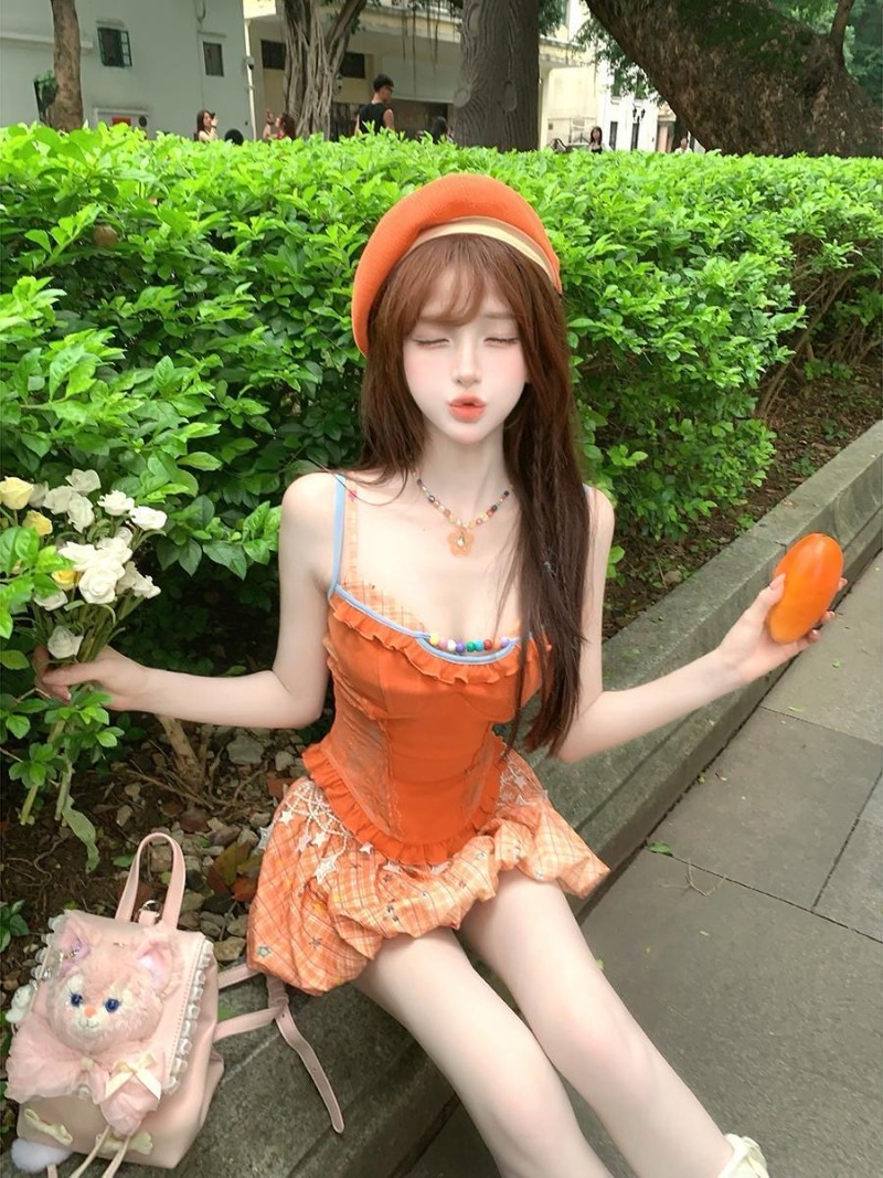 Atasan Kamisol Renda Gadis Man - Summer Japanese Clothing ulasan dan harga