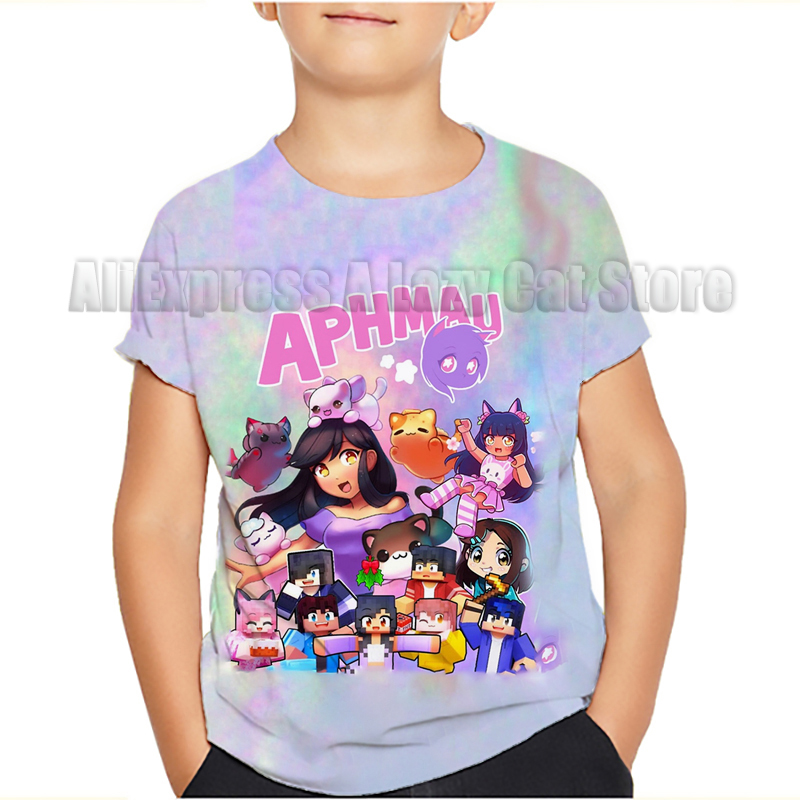 Aphmau kaus kucing anak laki-l - Summer Clothing Newborn ulasan dan harga