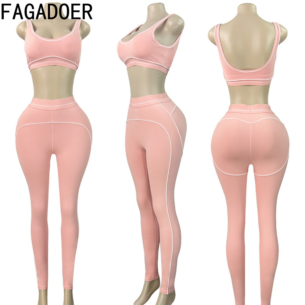 FAGADOER Set Olahraga Berkuali - Quality Summer Clothing For Women ulasan dan harga