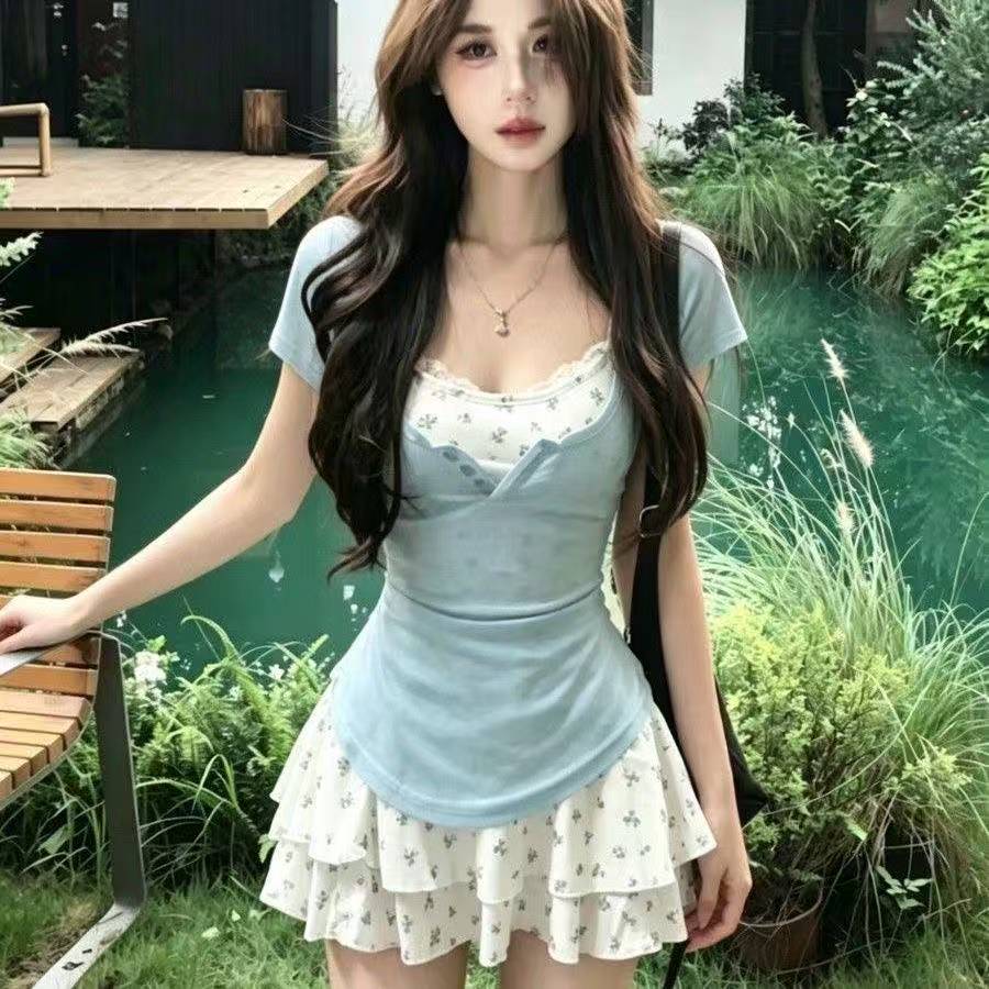 Set 2 Potong Gaya Lolita Jepan - Summer Japanese Clothing ulasan dan harga