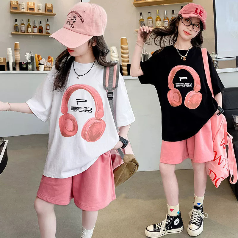 Set Kaus Anak Perempuan Musim  - Summer Clothing For Teen Girls ulasan dan harga