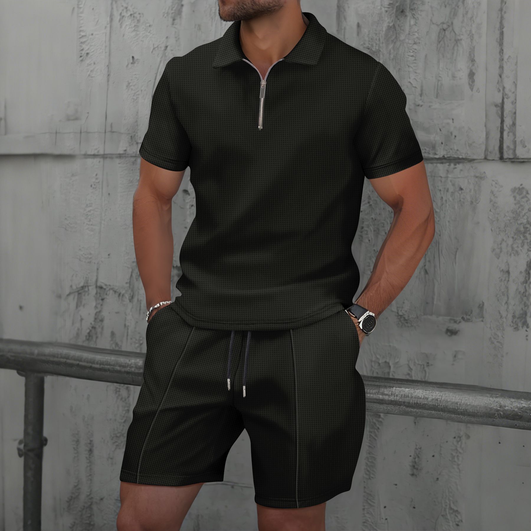 Setelan Olahraga Pria 2 Potong - Summer Clothing Outfits ulasan dan harga