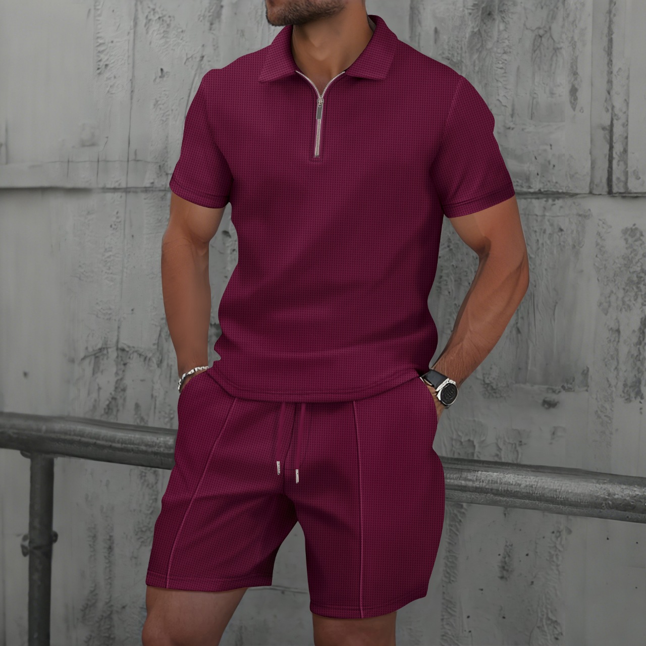 Setelan Olahraga Pria 2 Potong - Summer Clothing Outfits ulasan dan harga