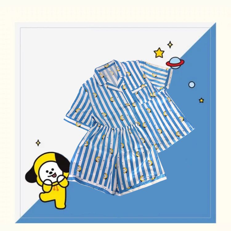 BT21 Set Musim Panas Uniseks K - Summer Clothing Holiday ulasan dan harga