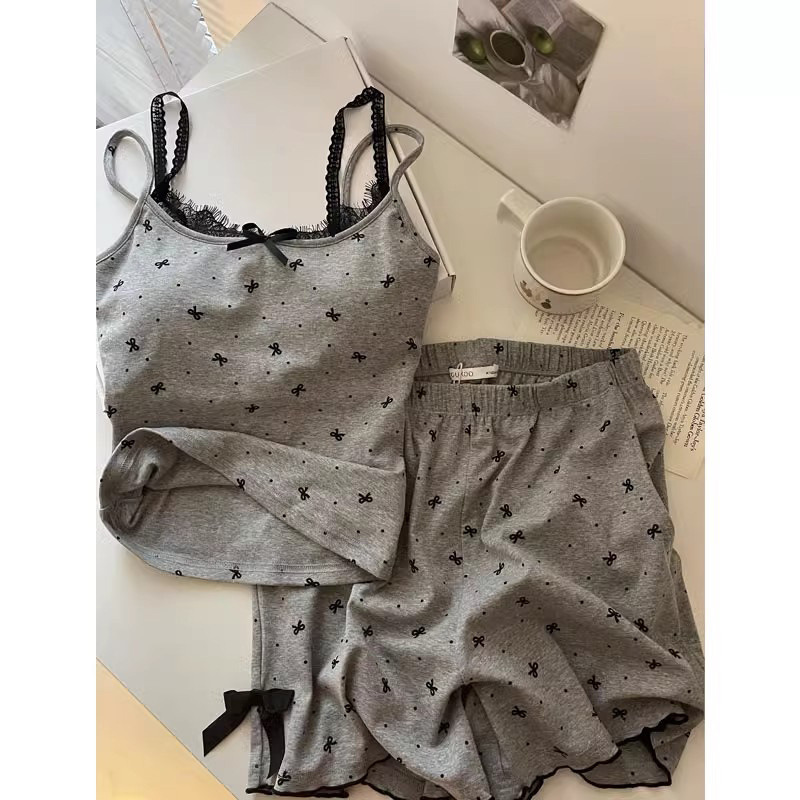 Setelan Piyama Wanita Musim Pa - Summer House Clothing ulasan dan harga