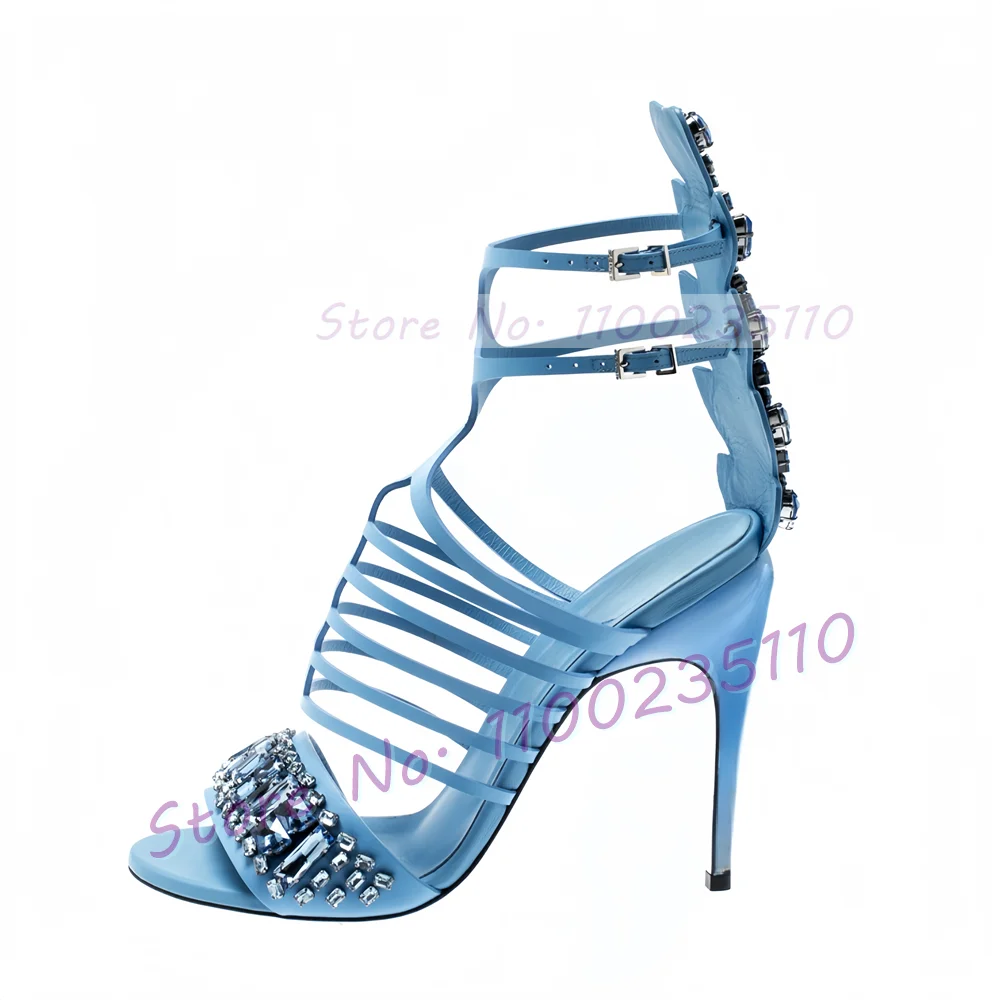 Sandal Kandang Berhias Kristal - Summer Holiday Clothing Women ulasan dan harga