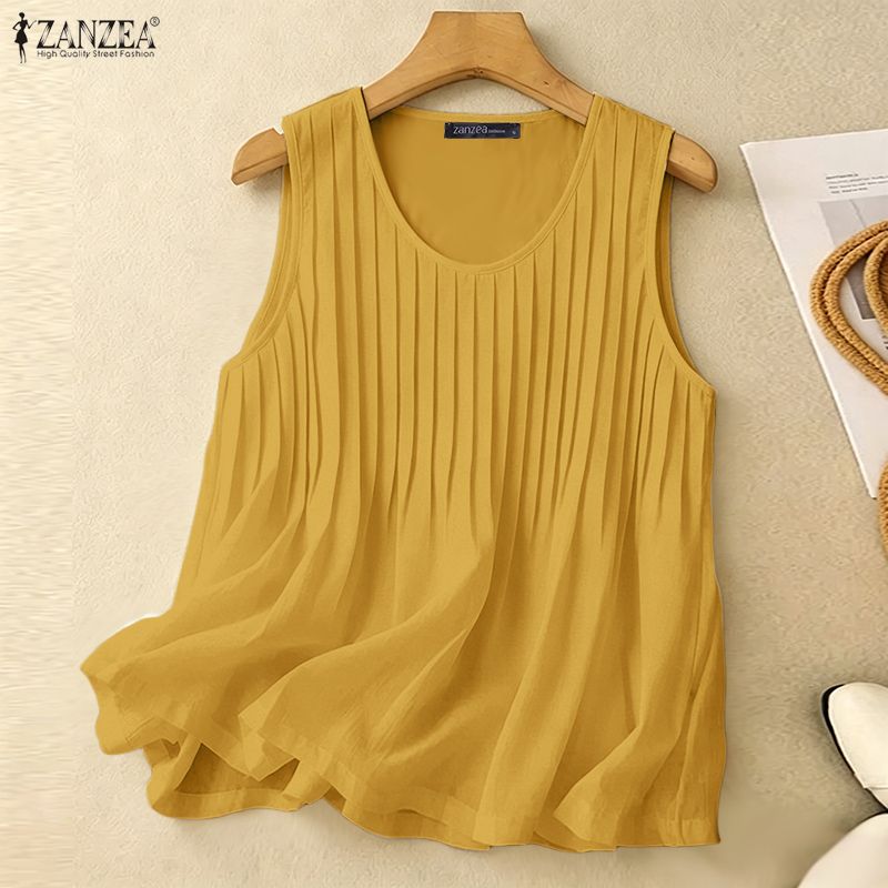 ZANZEA Tank Top Wanita Musim P - Summer Clothing Holiday ulasan dan harga