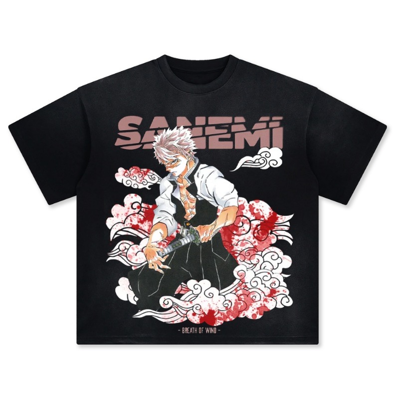 Kaos Oversize Sanemi Demon Sla - Summer Clothing Good Quality ulasan dan harga