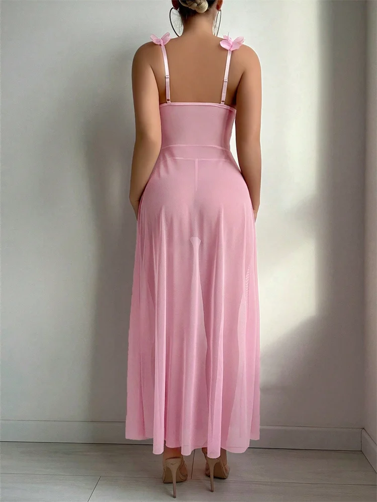 Gaun Tidur Transparan Berenda  - Summer Nights Clothing ulasan dan harga