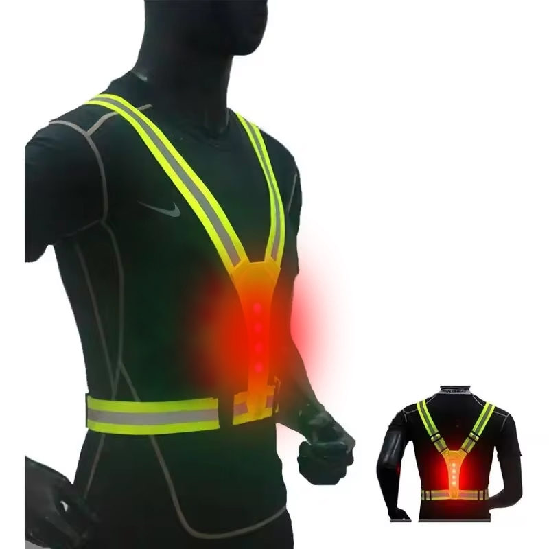 Rompi Lari LED Reflektif Tali  - Summer Nights Clothing ulasan dan harga