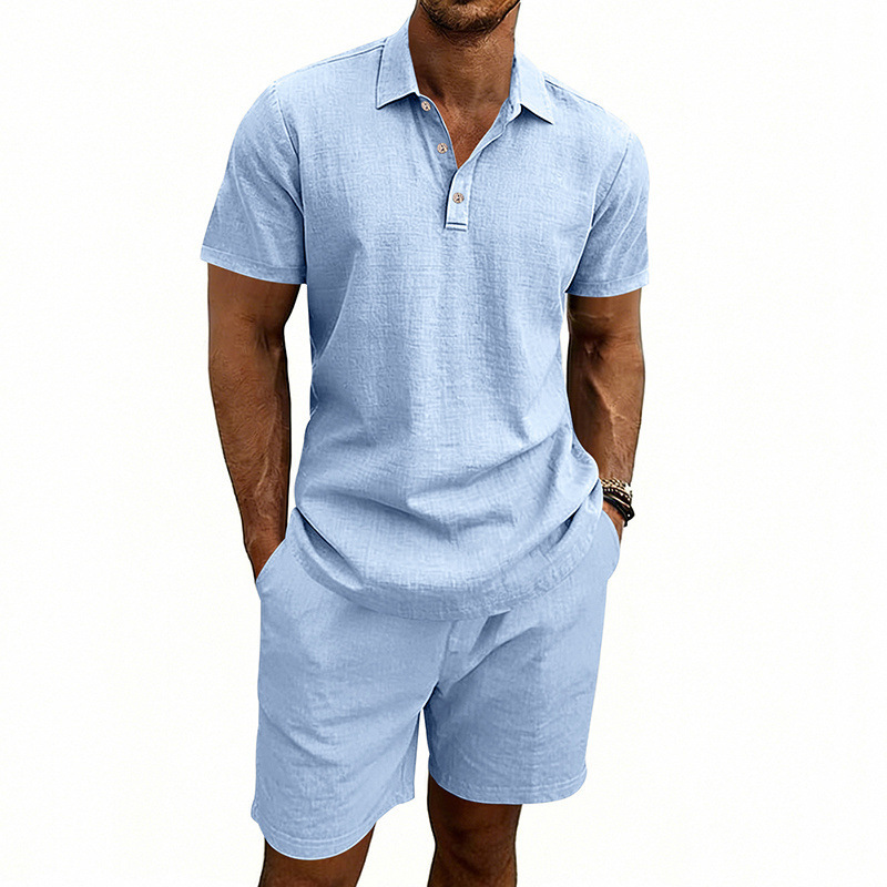 Setelan Kasual Pria Linen Musi - Linen Shorts Men ulasan dan harga