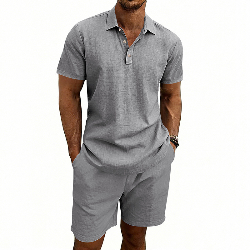 Setelan Kasual Pria Linen Musi - Linen Shorts Men ulasan dan harga