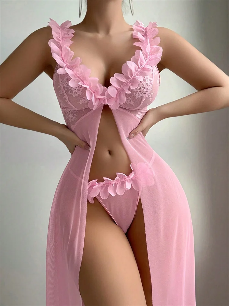 Gaun Tidur Seksi Motif Bunga P - Summer Nights Clothing ulasan dan harga