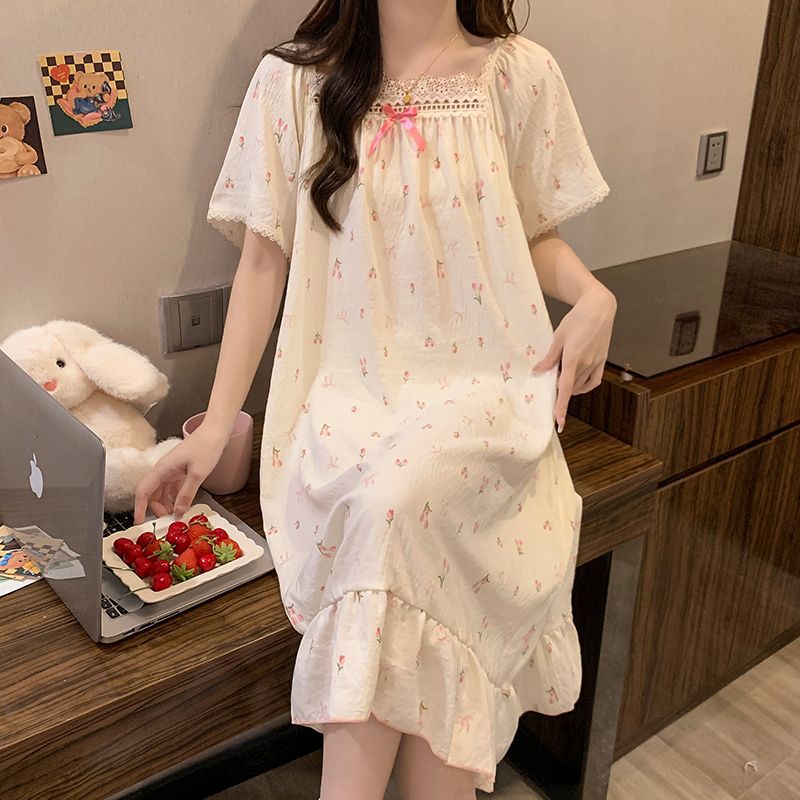 Gaun Tidur Gaya Putri Ukuran B - Summer Holiday Clothing Women ulasan dan harga
