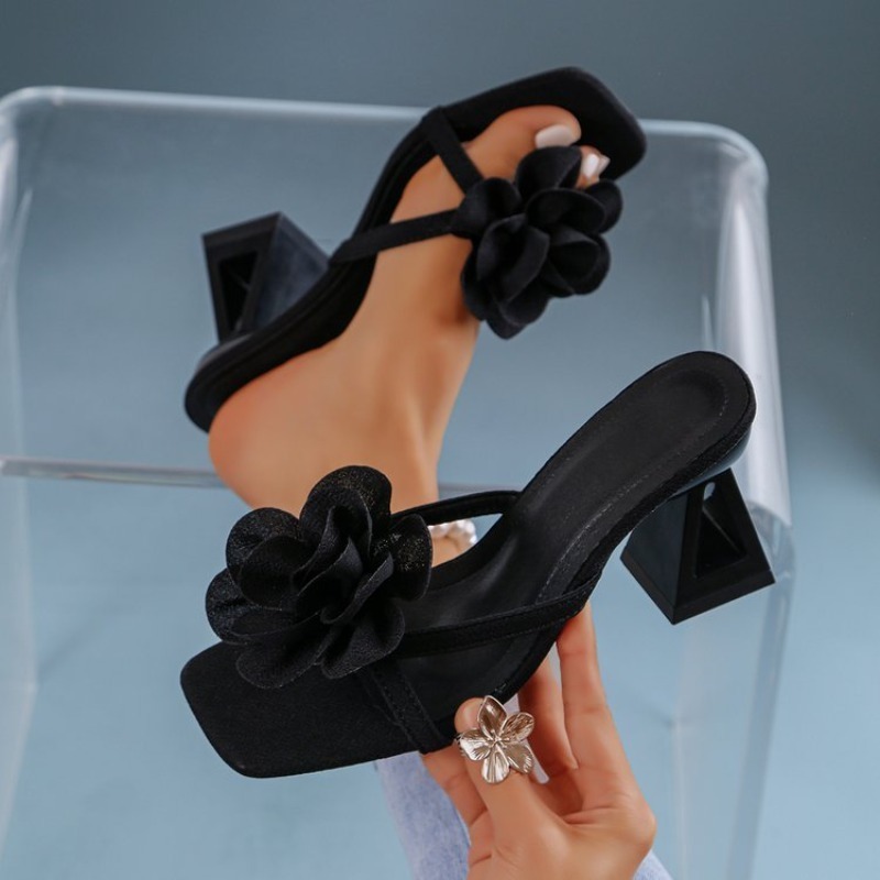 Sandal Dekorasi Bunga 3D Wanit - Summer Holiday Clothing Women ulasan dan harga