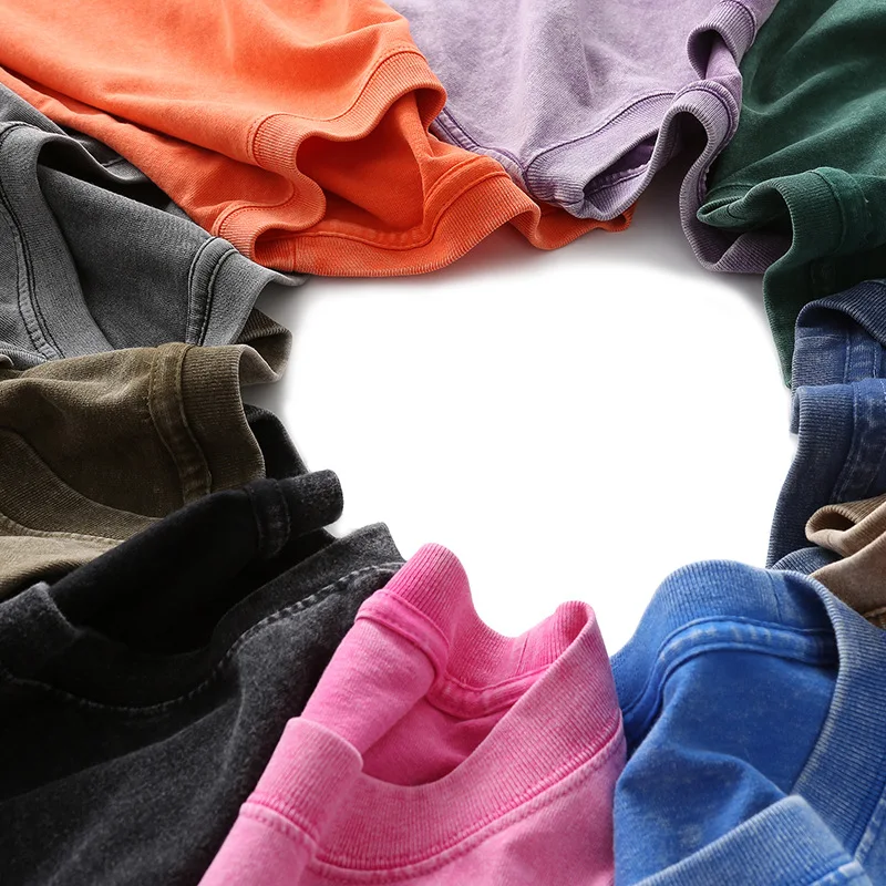 Kaus Katun Dicuci Antik Pria M - Summer Clothing Good Quality ulasan dan harga